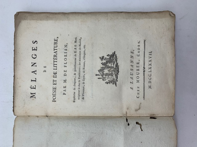 Melanges de poesie et litterature